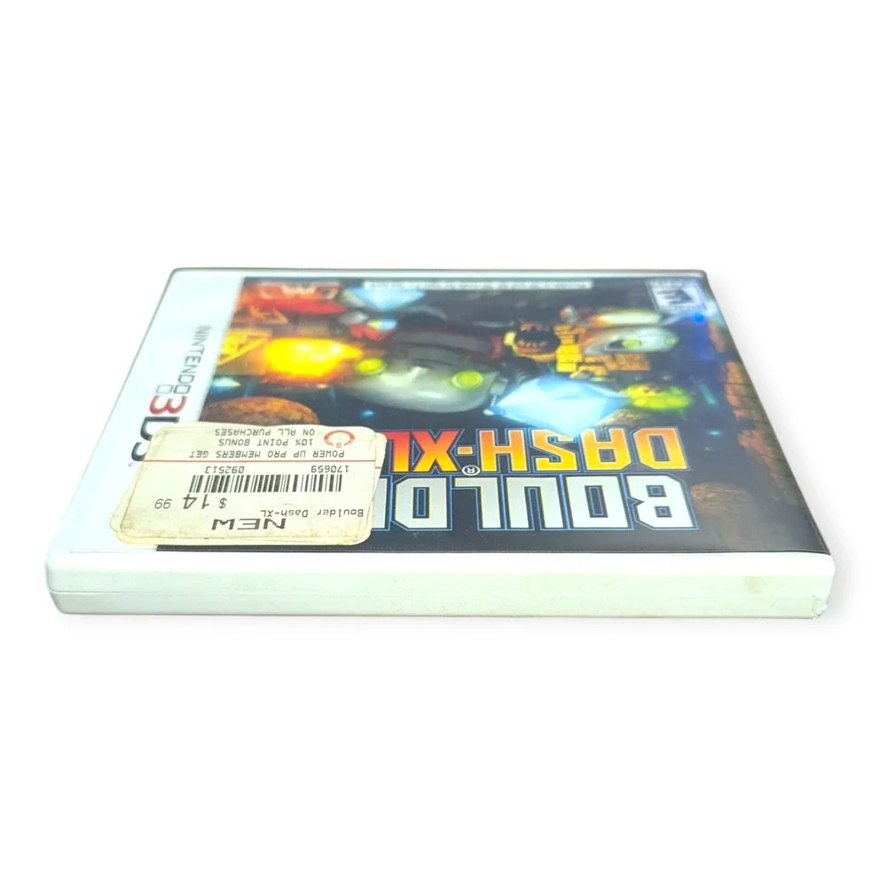 Boulder‎ Dash XL 3D Nintendo 3DS Game Cartridge Case Manual